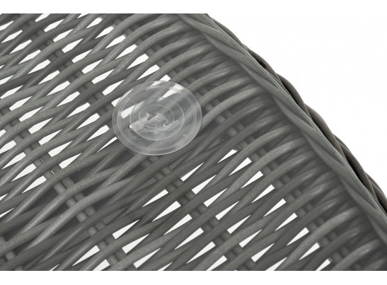 "Эспрессо" плетеный круглый стол, диаметр 118 см, цвет графит в Каменске-Уральском