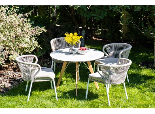 "Фоджа" обеденная группа на 4 персоны, цвет бежевый в Каменске-Уральском