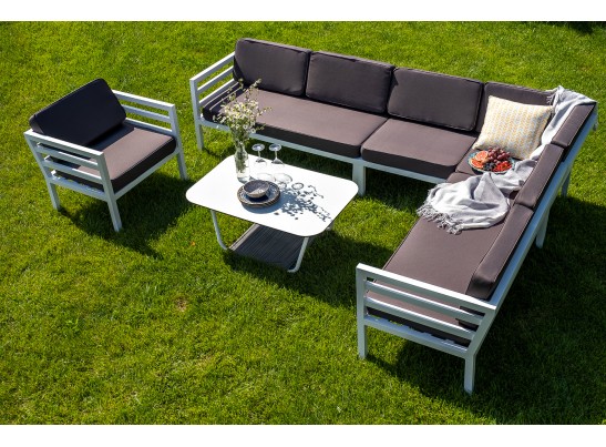 "Глория" модуль диванный центральный, каркас из алюминия в Каменске-Уральском