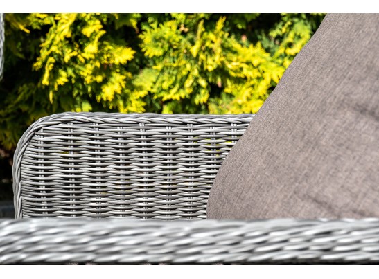 "Гляссе" диван трехместный из искусственного ротанга, цвет графит в Каменске-Уральском