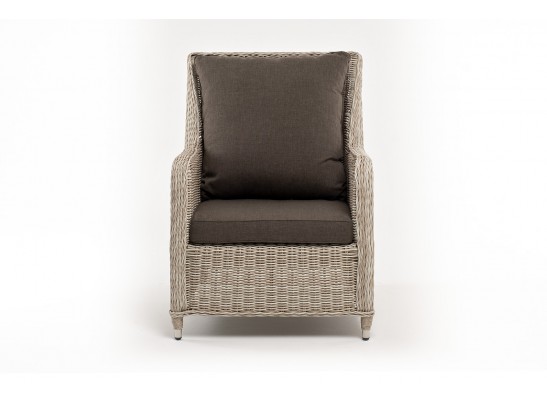 "Гляссе" кресло плетеное из искусственного ротанга, цвет бежевый в Каменске-Уральском