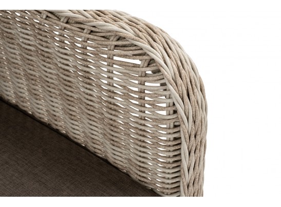 "Гляссе" кресло плетеное из искусственного ротанга, цвет бежевый в Каменске-Уральском