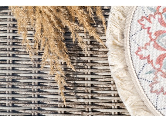 "Гляссе" лаунж-зона из искусственного ротанга, цвет бежевый в Каменске-Уральском