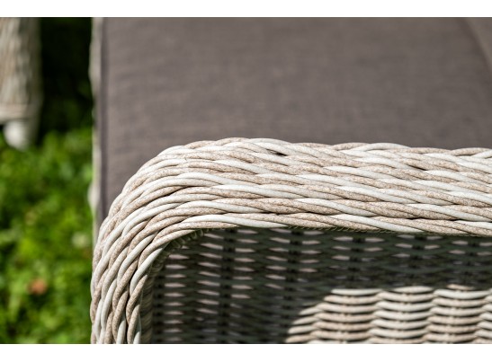 "Гляссе" лаунж-зона из искусственного ротанга, цвет бежевый в Каменске-Уральском