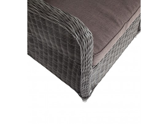 "Гляссе" кресло плетеное из искусственного ротанга, цвет графит в Каменске-Уральском