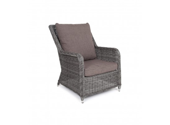 "Гляссе" кресло плетеное из искусственного ротанга, цвет графит в Каменске-Уральском