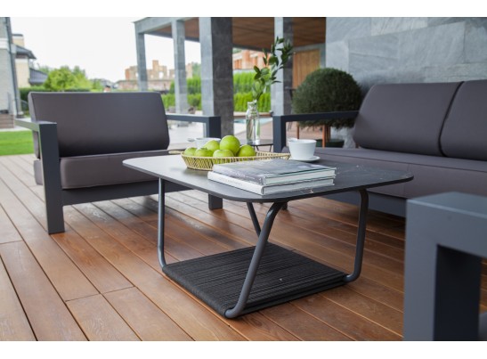 "Гранада" журнальный стол 100х65см из HPL, цвет "серый гранит" в Каменске-Уральском