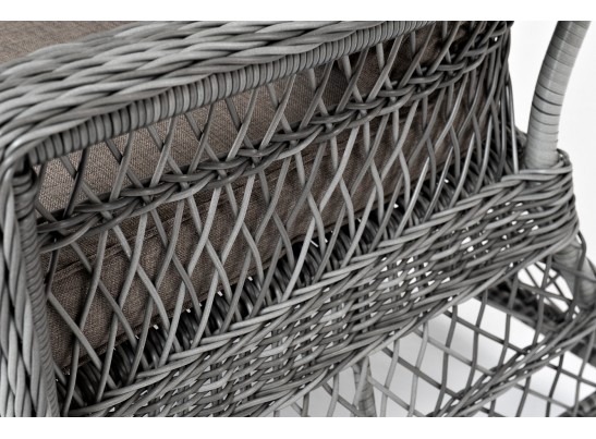 "Гранд Латте" диван трехместный из искусственного ротанга, цвет графит в Каменске-Уральском