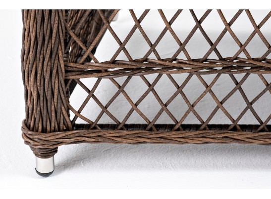 "Гранд Латте" диван трехместный из искусственного ротанга, цвет коричневый в Каменске-Уральском