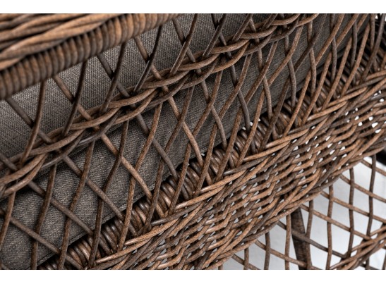 "Гранд Латте" диван трехместный из искусственного ротанга, цвет коричневый в Каменске-Уральском