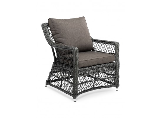 "Гранд Латте" кресло из искусственного ротанга, цвет графит в Каменске-Уральском