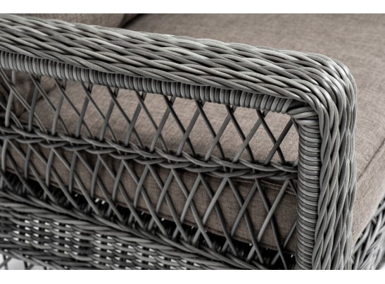 "Гранд Латте" кресло из искусственного ротанга, цвет графит в Каменске-Уральском