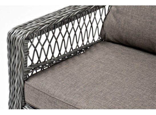 "Гранд Латте" кресло из искусственного ротанга, цвет графит в Каменске-Уральском