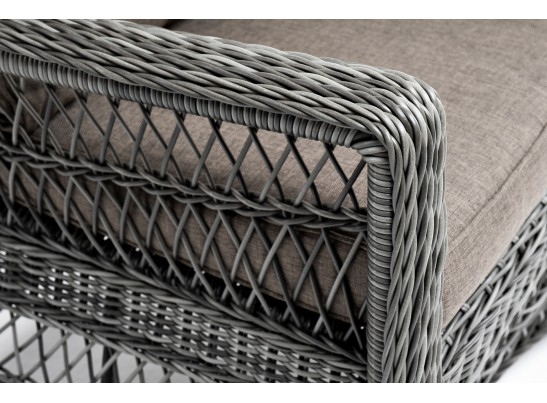 "Гранд Латте" кресло из искусственного ротанга, цвет графит в Каменске-Уральском