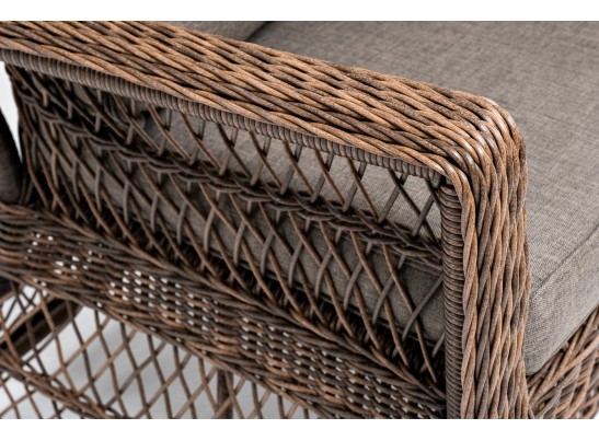 "Гранд Латте" кресло из искусственного ротанга, цвет коричневый в Каменске-Уральском