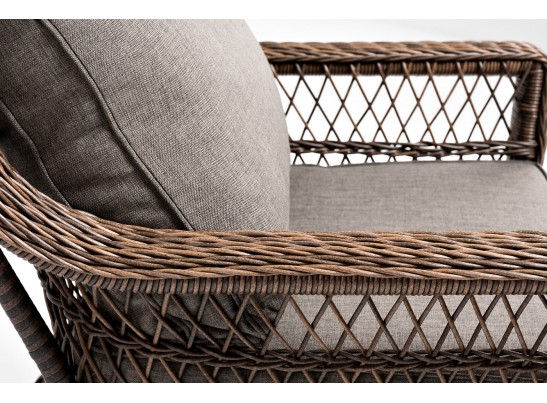 "Гранд Латте" кресло из искусственного ротанга, цвет коричневый в Каменске-Уральском