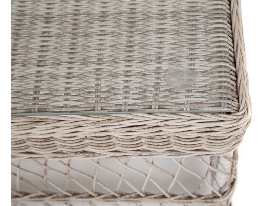 "Гранд Латте" стол журнальный из искусственного ротанга, цвет бежевый в Каменске-Уральском