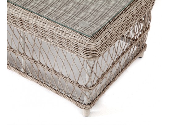 "Гранд Латте" стол журнальный из искусственного ротанга, цвет бежевый в Каменске-Уральском