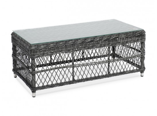 "Гранд Латте" стол журнальный из искусственного ротанга, цвет графит в Каменске-Уральском