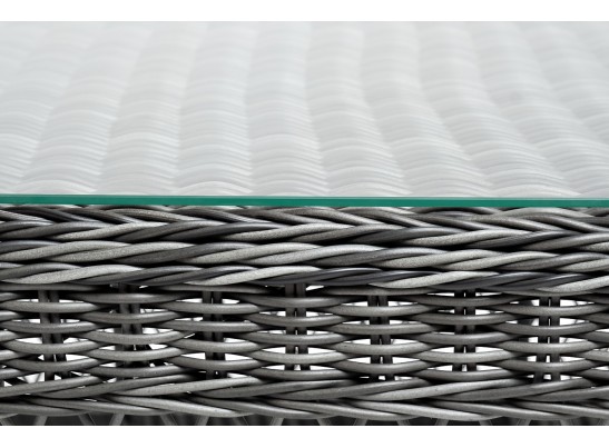 "Гранд Латте" стол журнальный из искусственного ротанга, цвет графит в Каменске-Уральском