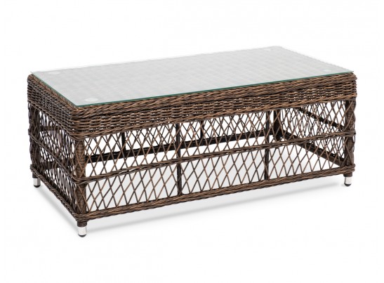 "Гранд Латте" стол журнальный из искусственного ротанга, цвет коричневый в Каменске-Уральском