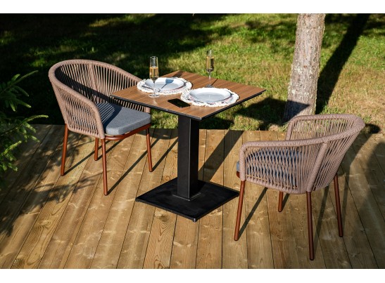 "Каффе" обеденная группа на 2 персоны, цвет "дуб" в Каменске-Уральском