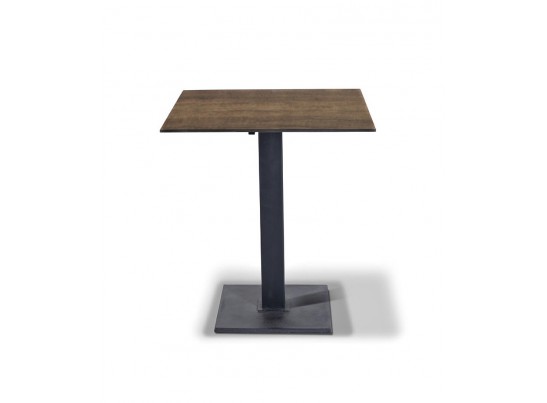 "Каффе" интерьерный стол из HPL квадратный 70х70см, цвет "дуб" в Каменске-Уральском