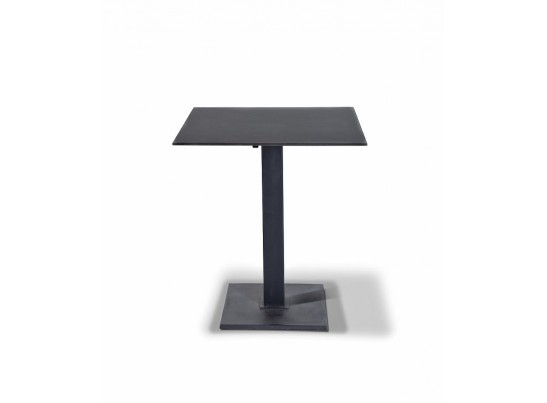 "Каффе" интерьерный стол из HPL квадратный 80х80см, цвет "серый гранит" в Каменске-Уральском