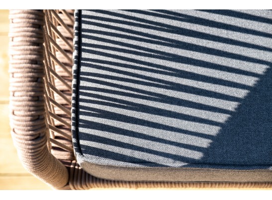 "Канны" лаунж-зона 5-местная плетеная из роупа (веревки), роуп коричневый в Каменске-Уральском