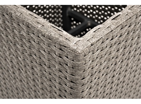 "Капучино" кашпо для цветов плетеное из искусственного ротанга, цвет бежевый в Каменске-Уральском