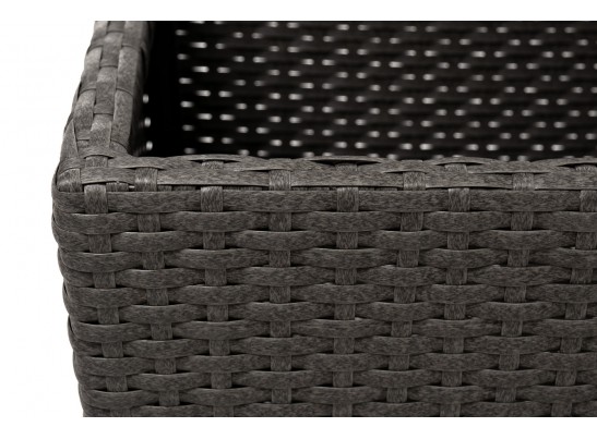 "Капучино" кашпо для цветов плетеное из искусственного ротанга, цвет коричневый в Каменске-Уральском