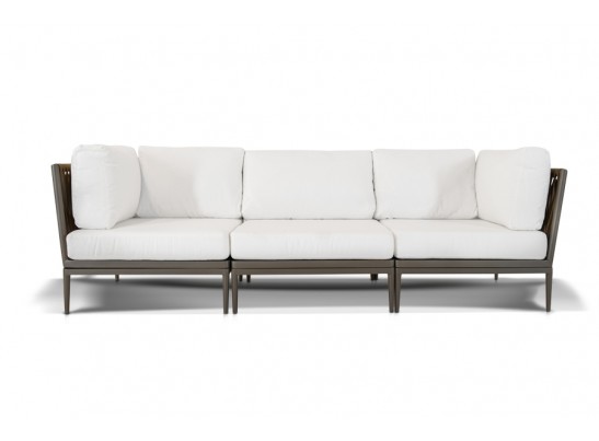 "Касабланка" модуль угловой плетеный из роупа, цвет серо-коричневый в Каменске-Уральском