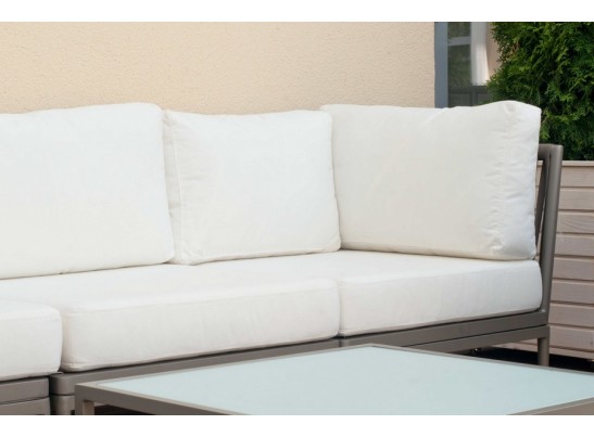 "Касабланка" модуль угловой плетеный из роупа, цвет серо-коричневый в Каменске-Уральском