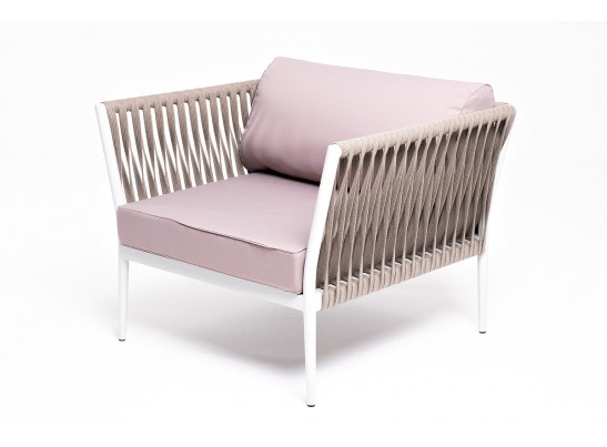 "Касабланка" модульная лаунж-зона из роупа (веревки), каркас из алюминия в Каменске-Уральском