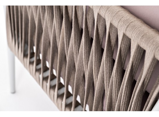 "Касабланка" модульная лаунж-зона из роупа (веревки), каркас из алюминия в Каменске-Уральском