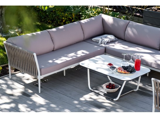 "Касабланка" модульная лаунж-зона из роупа (веревки), каркас из алюминия в Каменске-Уральском