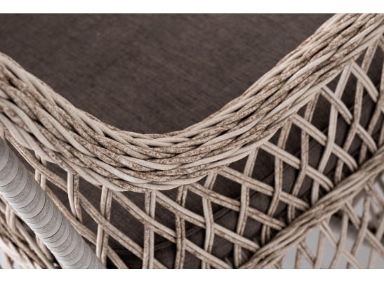 "Катания" обеденная группа плетеная на 6 персон, цвет бежевый в Каменске-Уральском