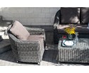 "Кон Панна" лаунж-зона из искусственного ротанга, цвет графит в Каменске-Уральском