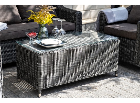 "Кон Панна" лаунж-зона из искусственного ротанга, цвет графит в Каменске-Уральском