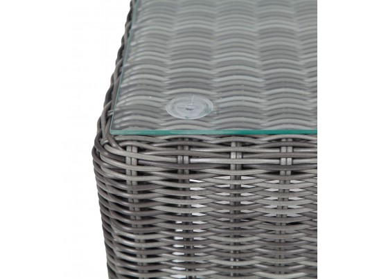 "Кон Панна" столик журнальный из искусственного ротанга, цвет графит в Каменске-Уральском