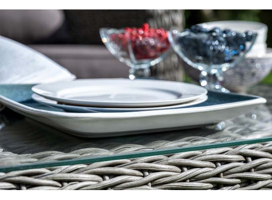 "Кон Панна" столик журнальный из искусственного ротанга (гиацинт), цвет серый в Каменске-Уральском