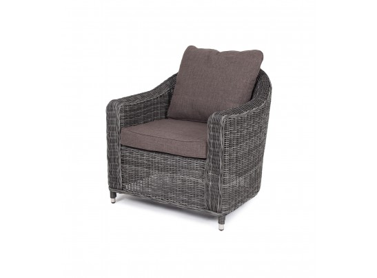 "Кон Панна" кресло из искусственного ротанга, цвет графит в Каменске-Уральском