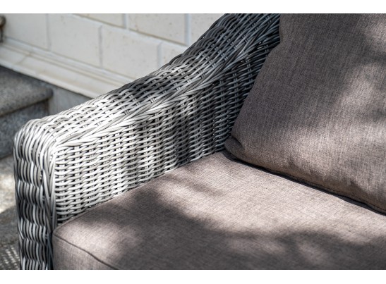 "Кон Панна" кресло из искусственного ротанга, цвет графит в Каменске-Уральском