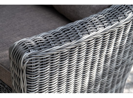 "Кон Панна" кресло из искусственного ротанга, цвет графит в Каменске-Уральском