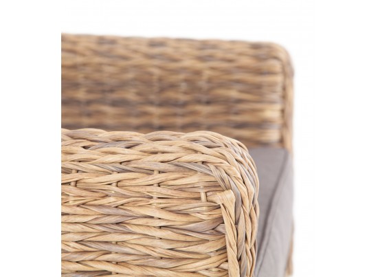 "Кон Панна" кресло из искусственного ротанга (гиацинт), цвет соломенный в Каменске-Уральском
