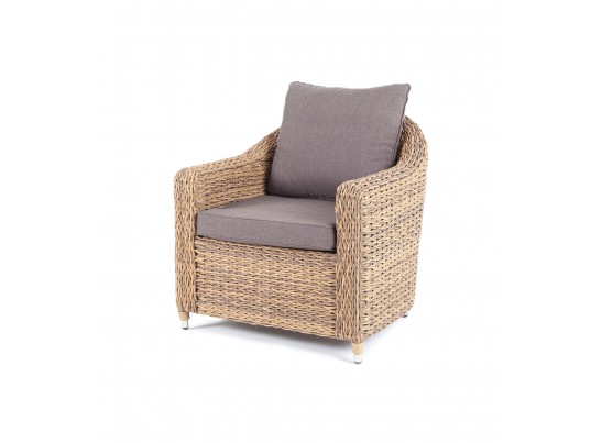 "Кон Панна" кресло из искусственного ротанга (гиацинт), цвет соломенный в Каменске-Уральском