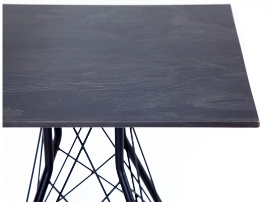 "Конте" интерьерный стол из HPL 70x70см, цвет "серый гранит" в Каменске-Уральском