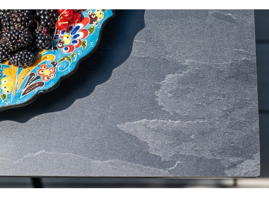 "Форли" обеденная группа на 4 персоны, квадратный стол, цвет "серый гранит" в Каменске-Уральском