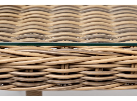 "Латте" плетеный стол из искусственного ротанга 140х80см, цвет соломенный в Каменске-Уральском