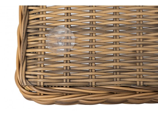 "Латте" плетеный стол из искусственного ротанга 140х80см, цвет соломенный в Каменске-Уральском